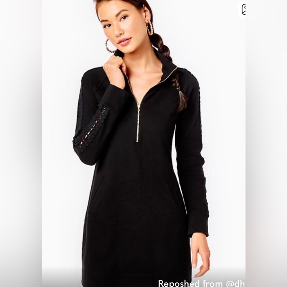 Lilly Pulitzer Black Mini Dress